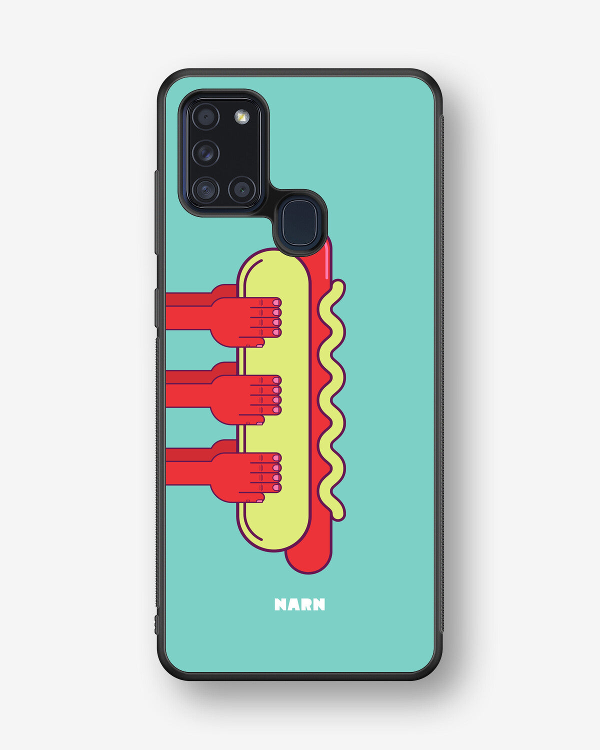 Samsung Galaxy A21s Hard Case – Hot Dog - View 1