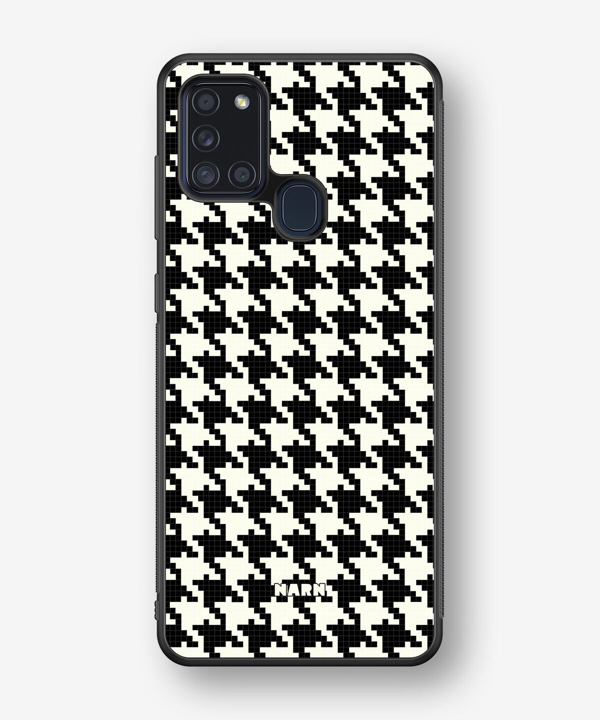 Samsung Galaxy A21s Hard Case – Houndstooth - View 1