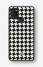 Samsung Galaxy A21s Hard Case – Houndstooth - View 1