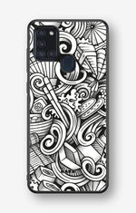Samsung Galaxy A21s Hard Case – Japanese Pattern - View 1