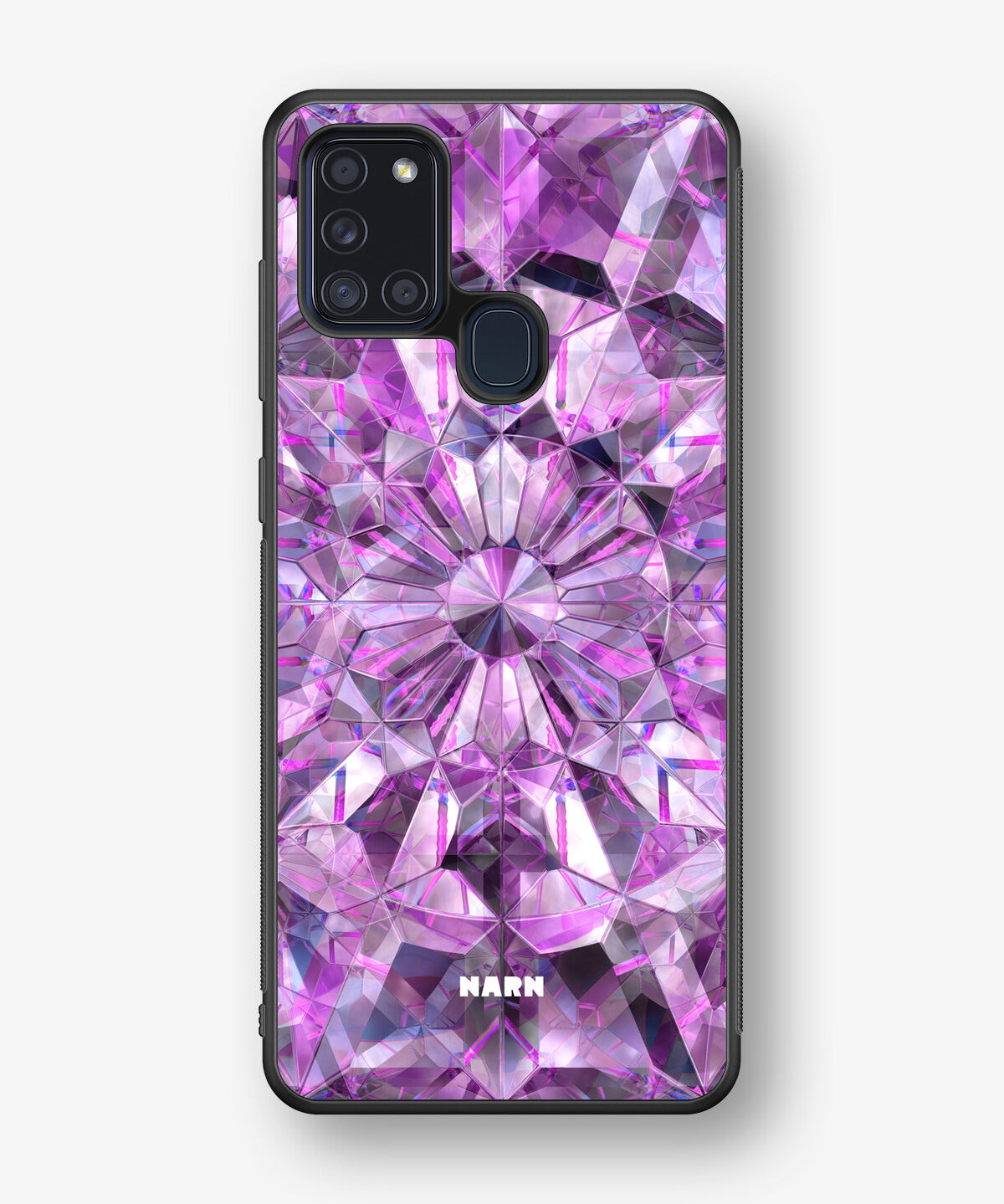 Samsung Galaxy A21s Hard Case – Lavender Crystals - View 1