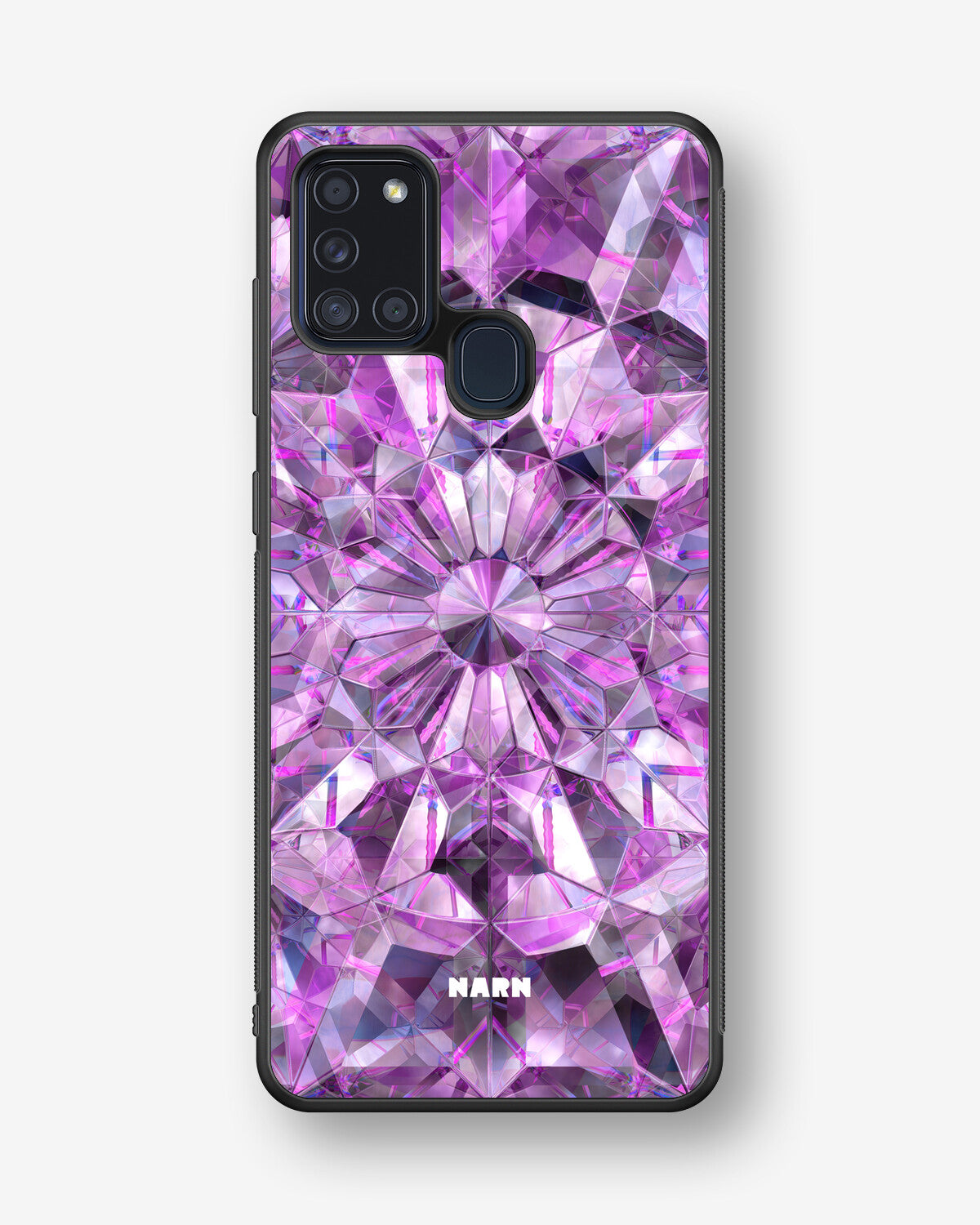 Samsung Galaxy A21s Hard Case – Lavender Crystals - View 1