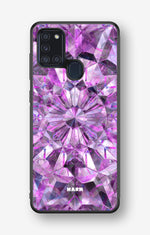 Samsung Galaxy A21s Hard Case – Lavender Crystals - View 1