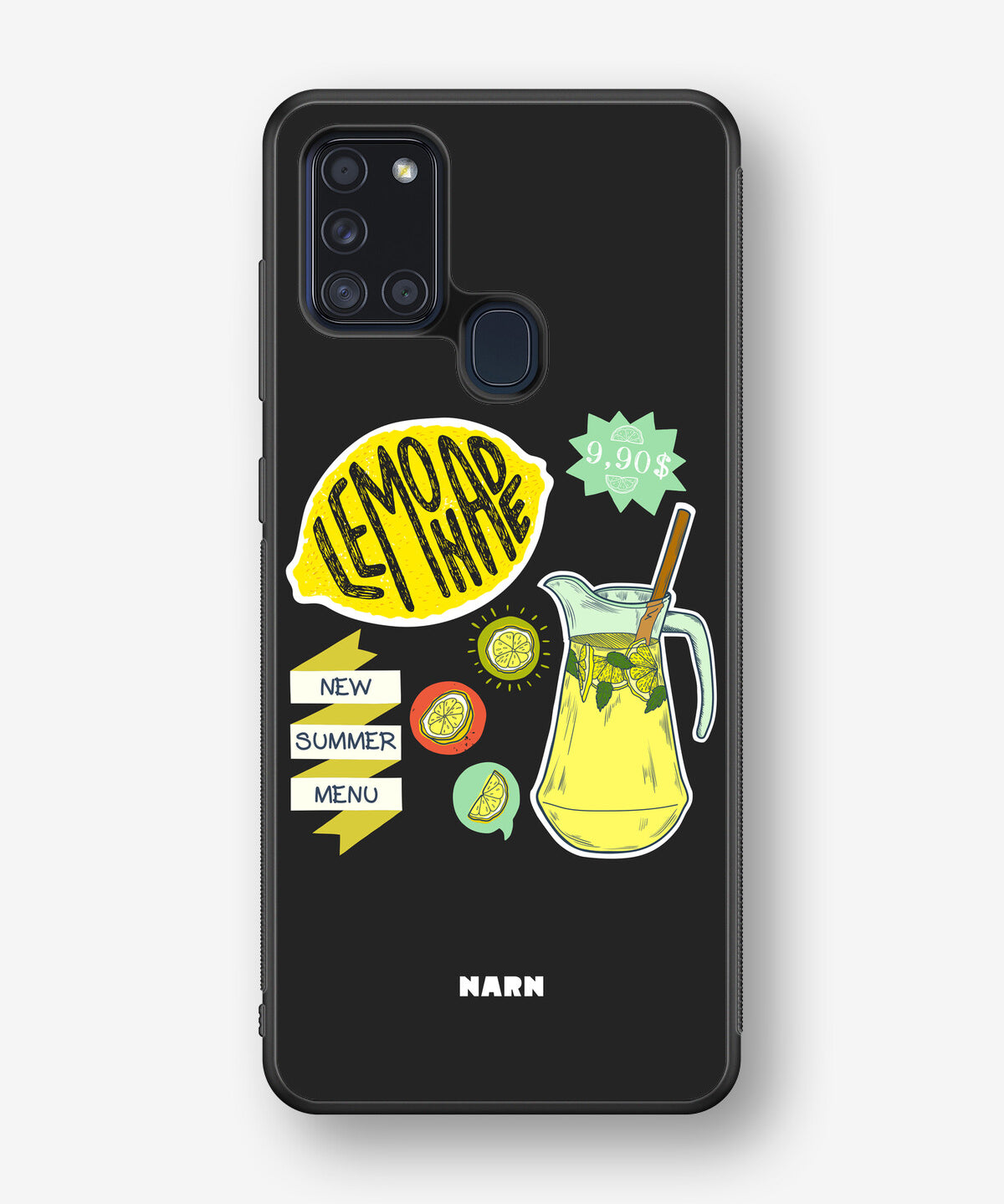 Samsung Galaxy A21s Hard Case – Lemon Summer - View 1