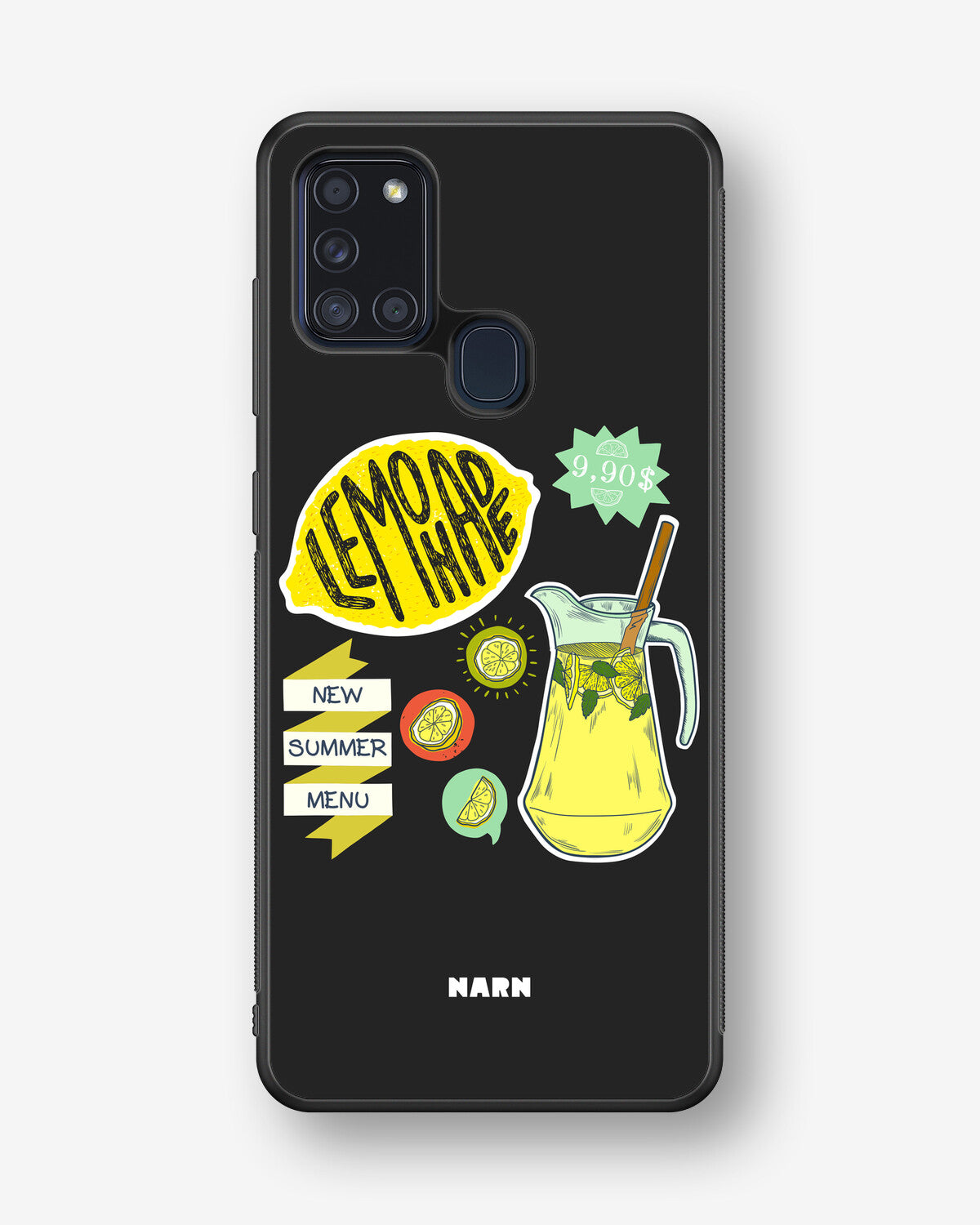 Samsung Galaxy A21s Hard Case – Lemon Summer - View 1