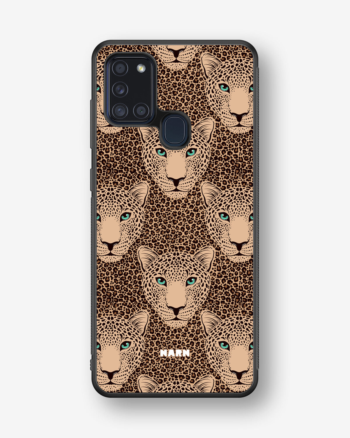 Samsung Galaxy A21s Hard Case – Leopard Gaze - View 1