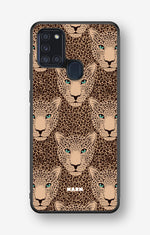 Samsung Galaxy A21s Hard Case – Leopard Gaze - View 1
