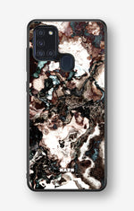 Samsung Galaxy A21s Hard Case – Marble Brown - View 1