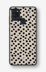 Samsung Galaxy A21s Hard Case – Marble Dots - View 1