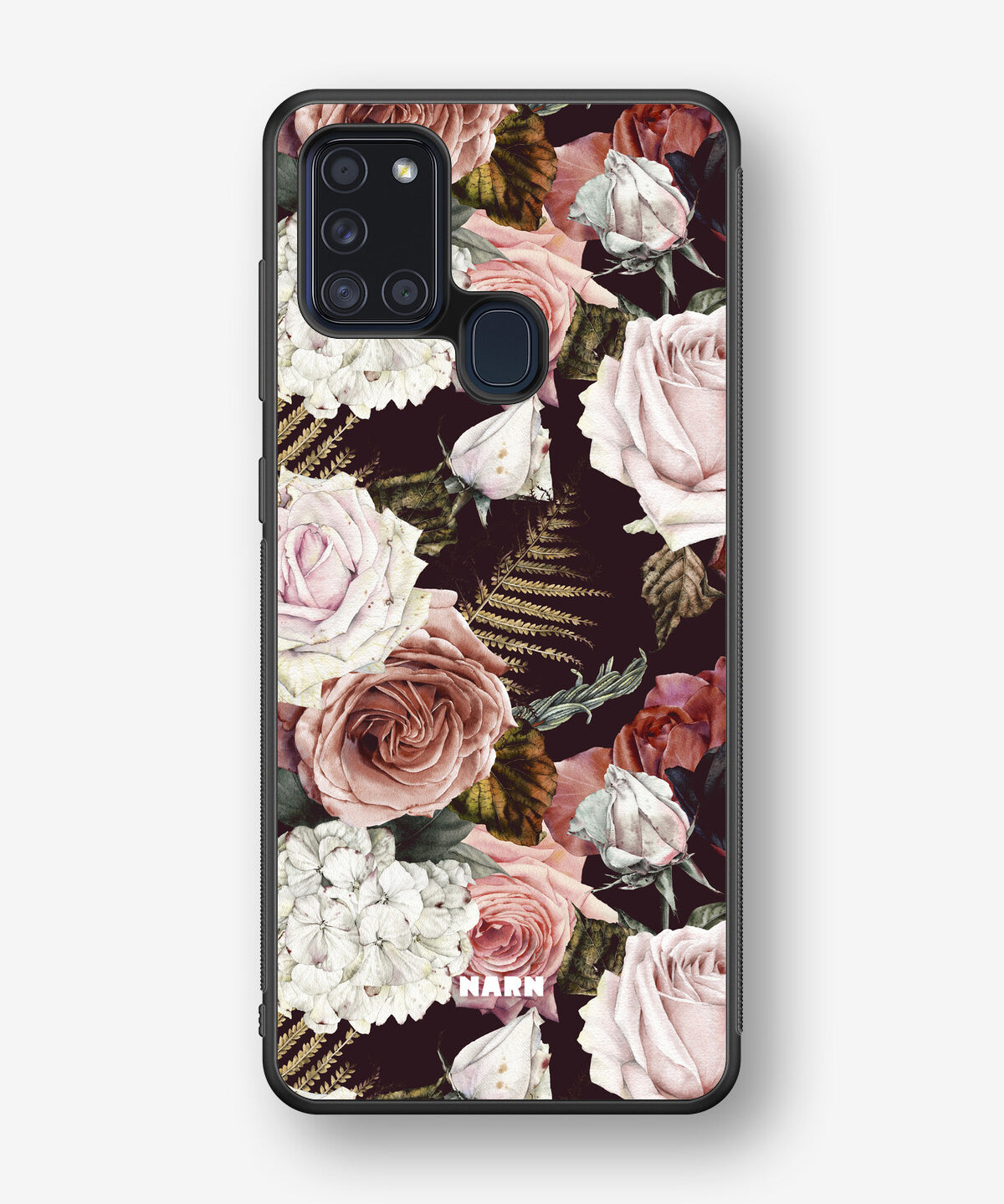 Samsung Galaxy A21s Hard Case – Midnight Roses - View 1