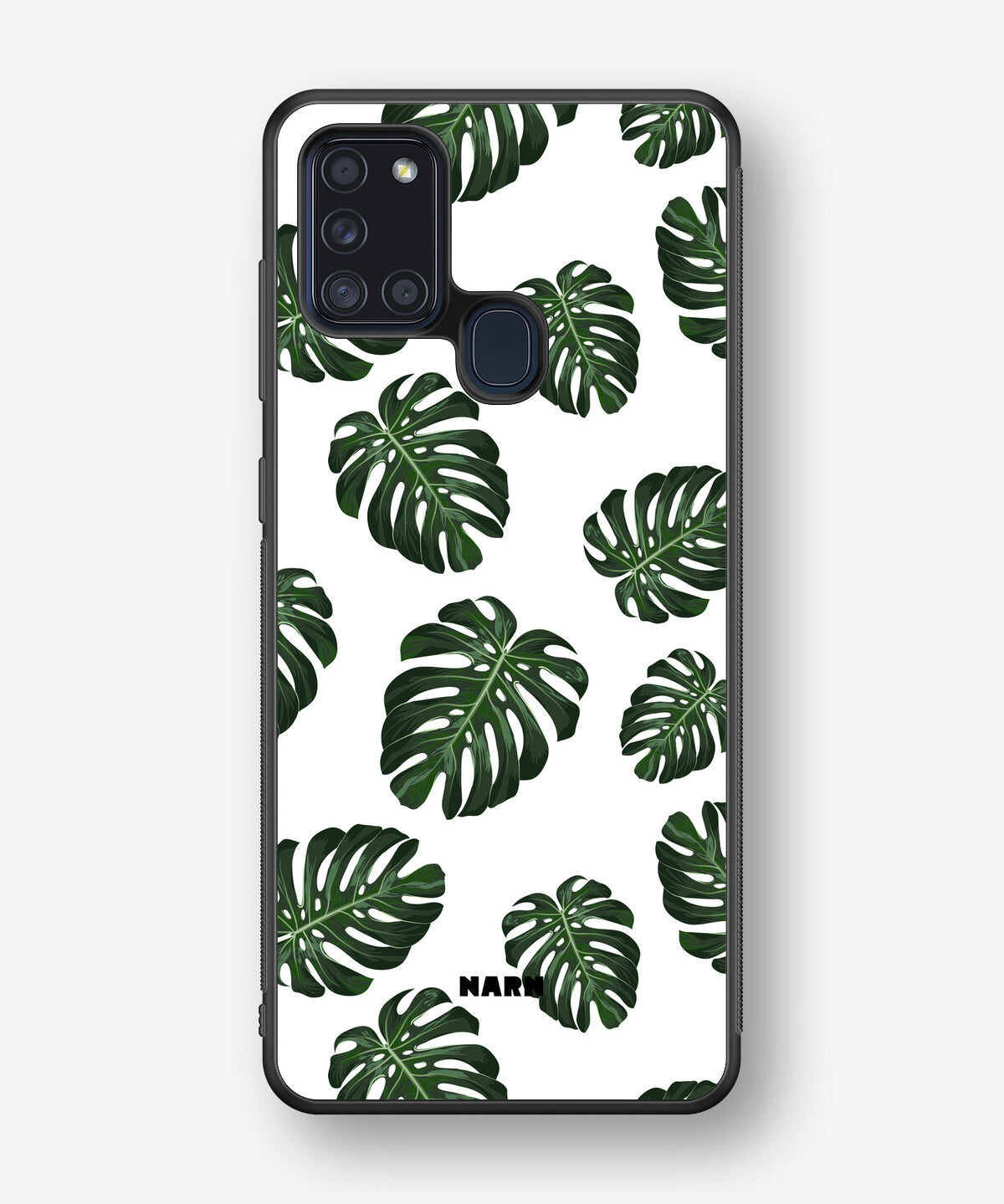 Samsung Galaxy A21s Hard Case – Monstera Pattern - View 1