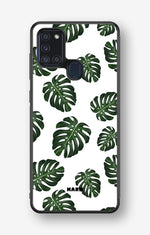 Samsung Galaxy A21s Hard Case – Monstera Pattern - View 1