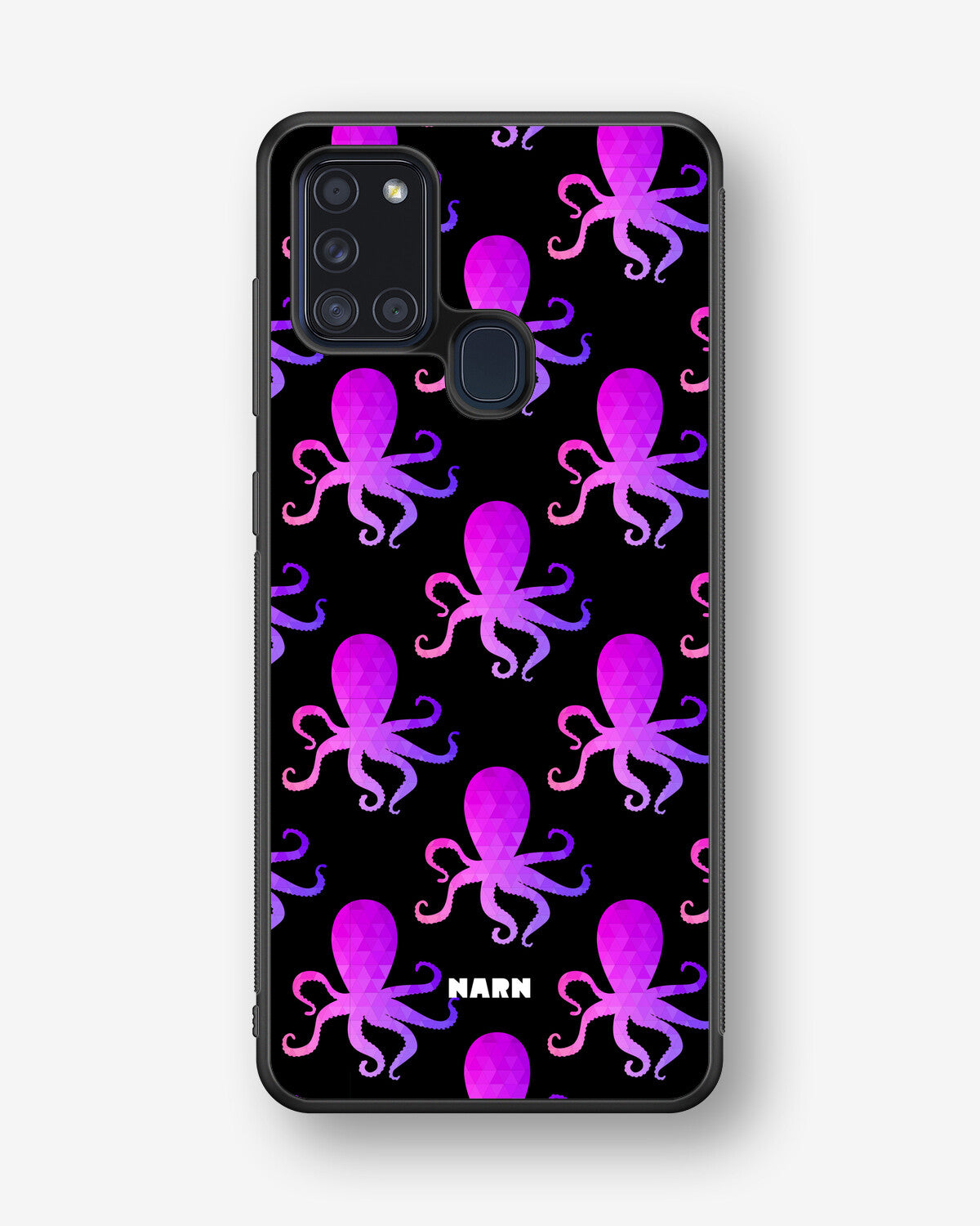Samsung Galaxy A21s Hard Case – Octopus Pattern - View 1
