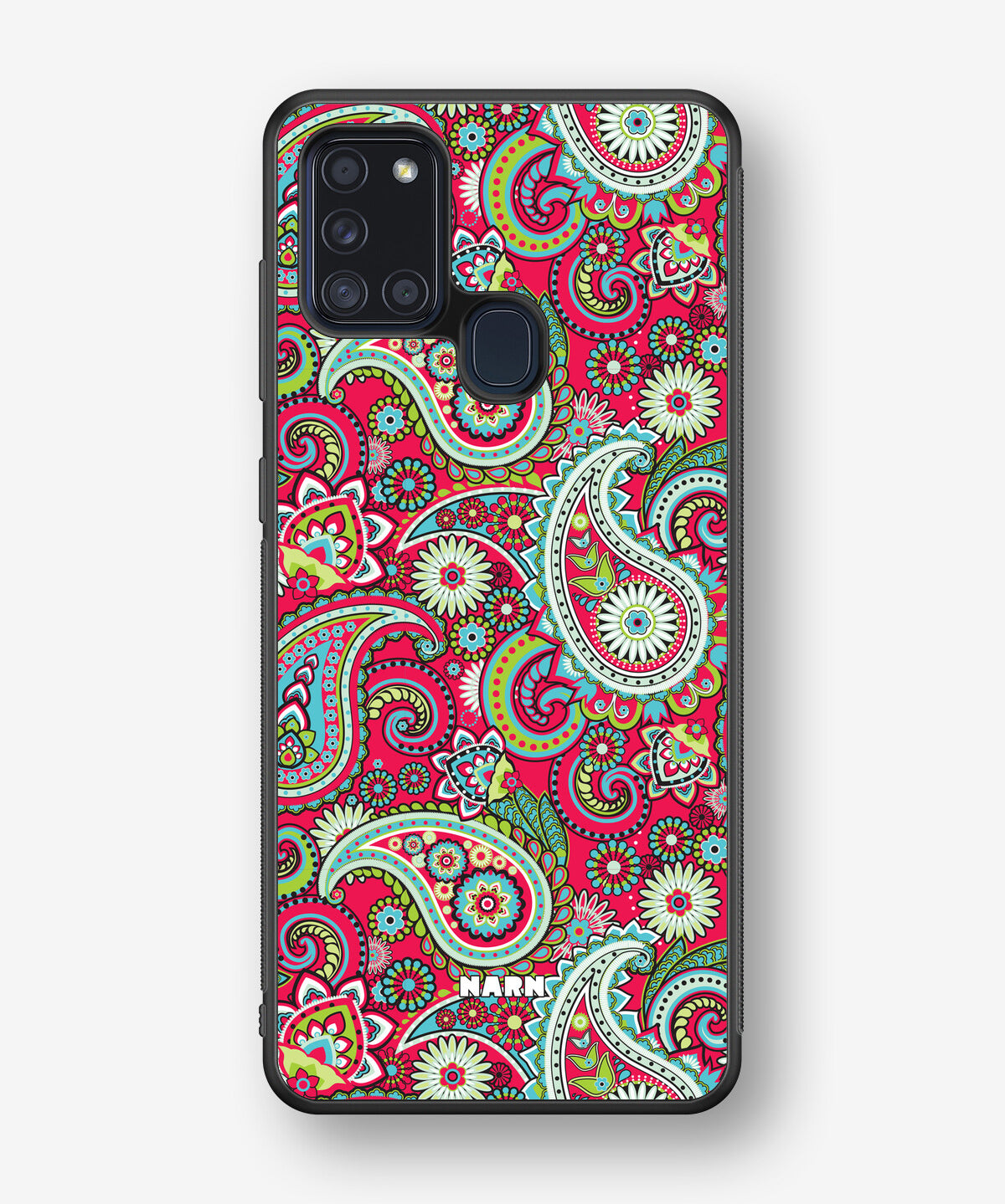 Samsung Galaxy A21s Hard Case – Paisley Paradise - View 1