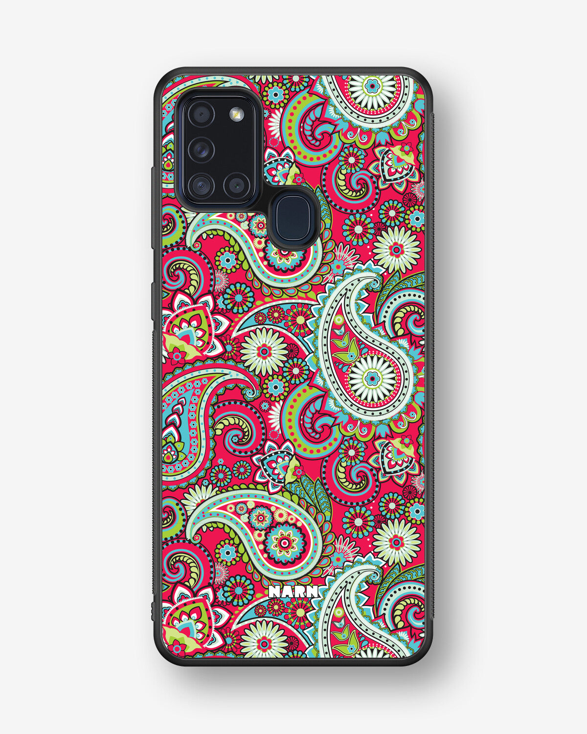 Samsung Galaxy A21s Hard Case – Paisley Paradise - View 1