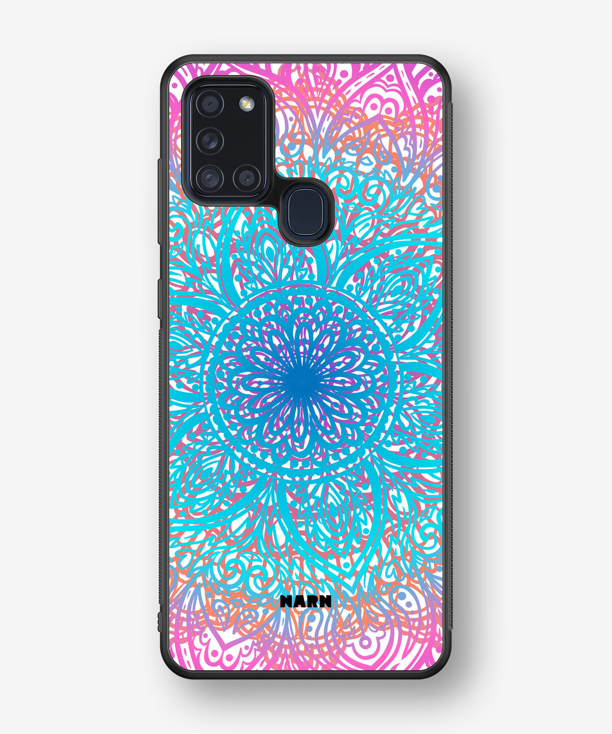 Samsung Galaxy A21s Hard Case – Pastel Mandala - View 1
