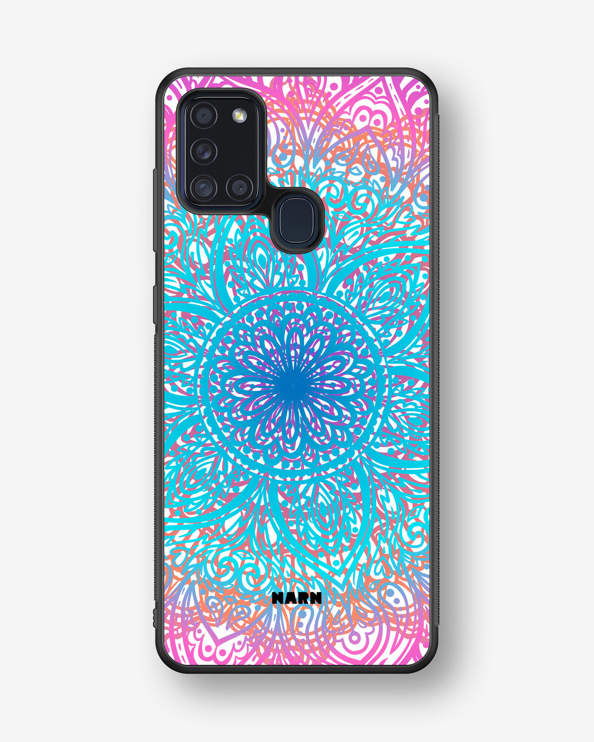 Samsung Galaxy A21s Hard Case – Pastel Mandala - View 1