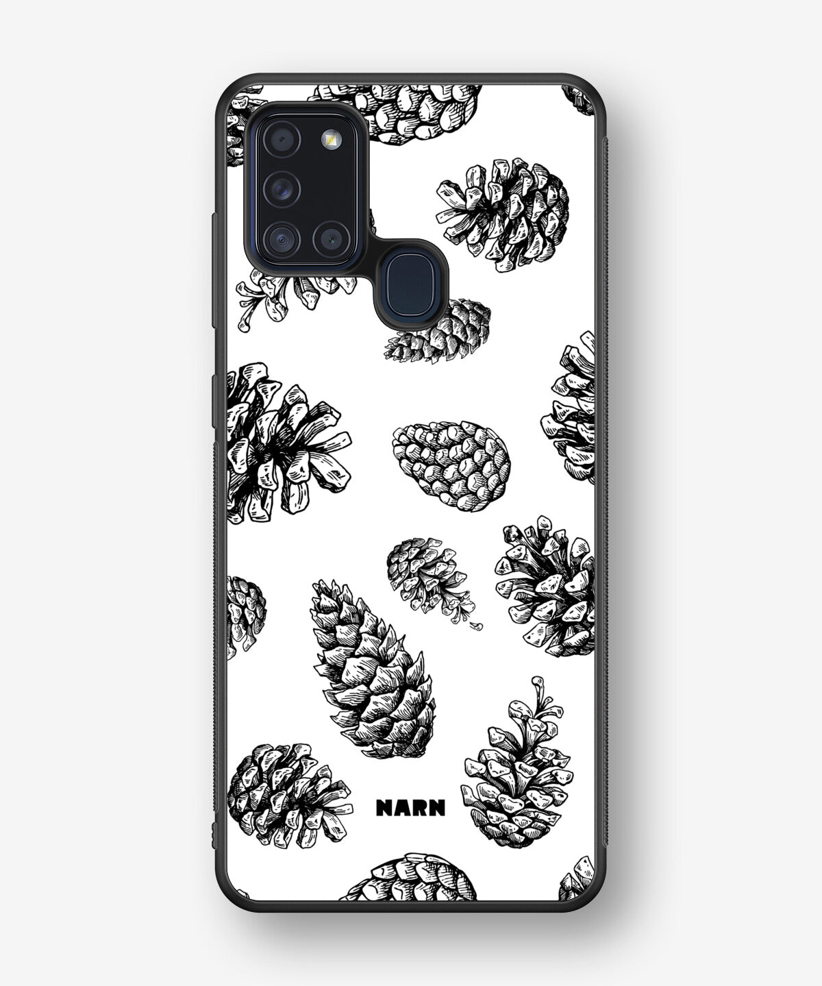 Samsung Galaxy A21s Hard Case – Pine Cones - View 1