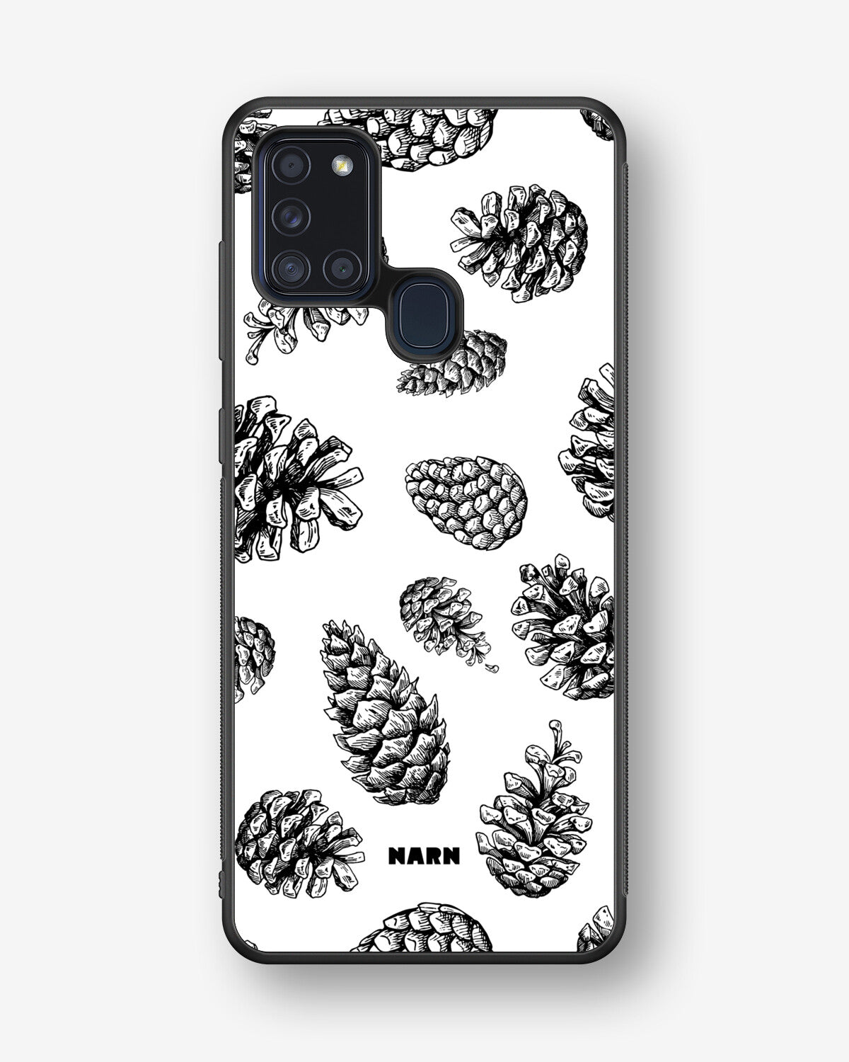 Samsung Galaxy A21s Hard Case – Pine Cones - View 1