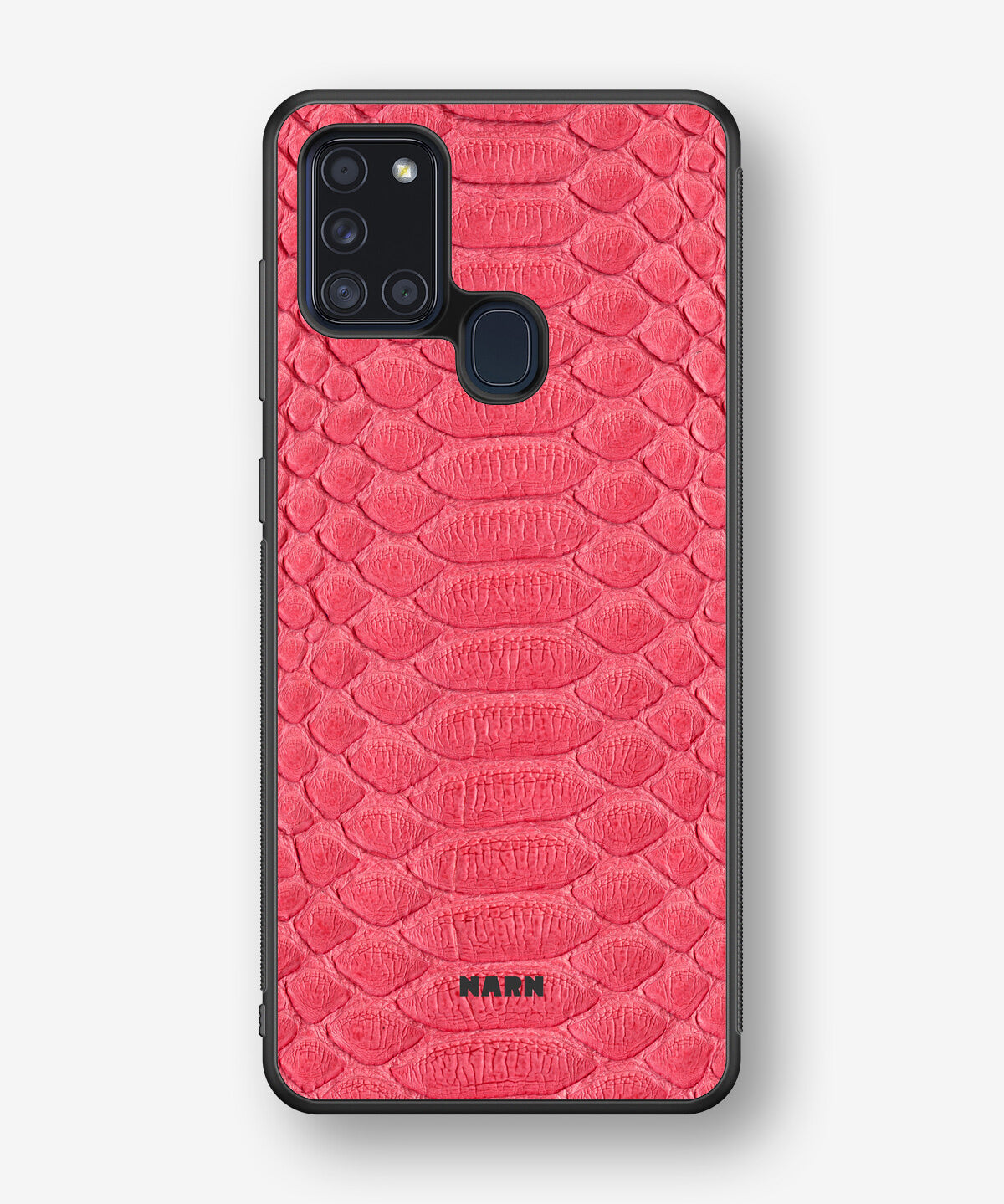 Samsung Galaxy A21s Hard Case – Pink Snake - View 1