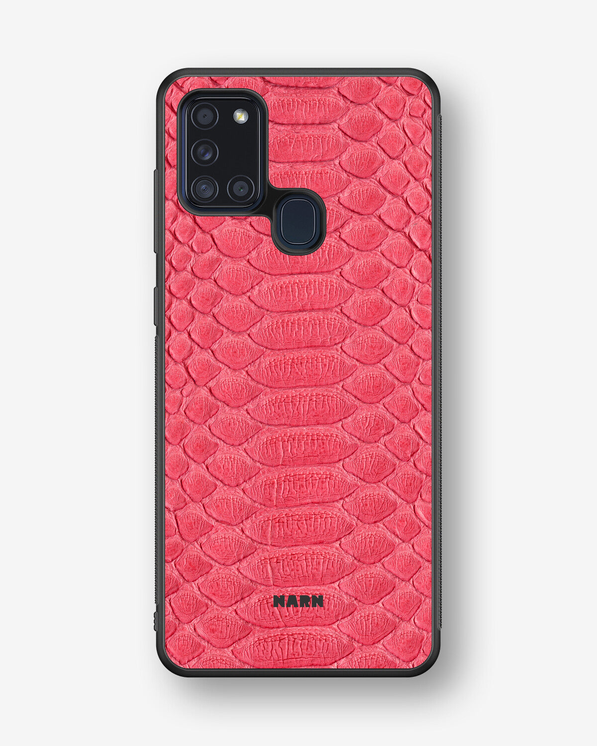 Samsung Galaxy A21s Hard Case – Pink Snake - View 1