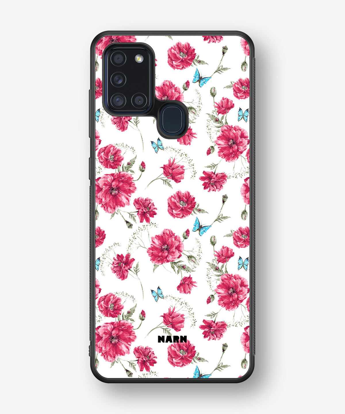 Samsung Galaxy A21s Hard Case – Poppies in Bloom - View 1