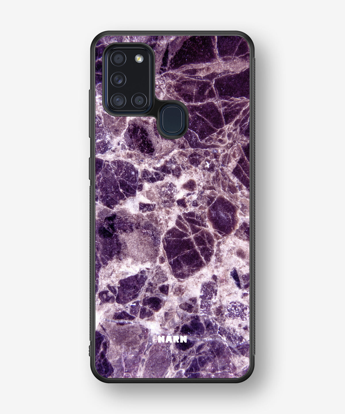Samsung Galaxy A21s Hard Case – Purple Marble - View 1