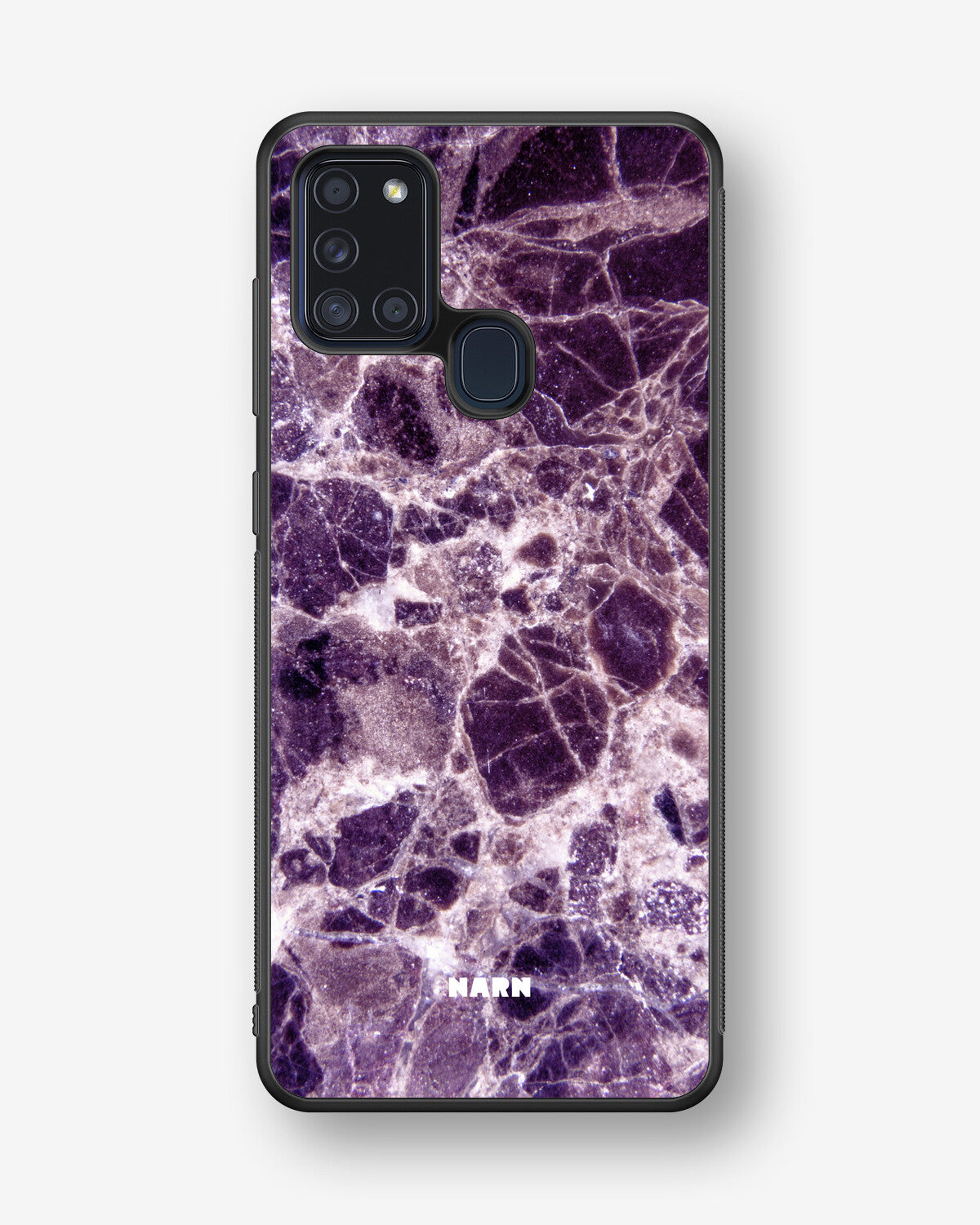 Samsung Galaxy A21s Hard Case – Purple Marble - View 1