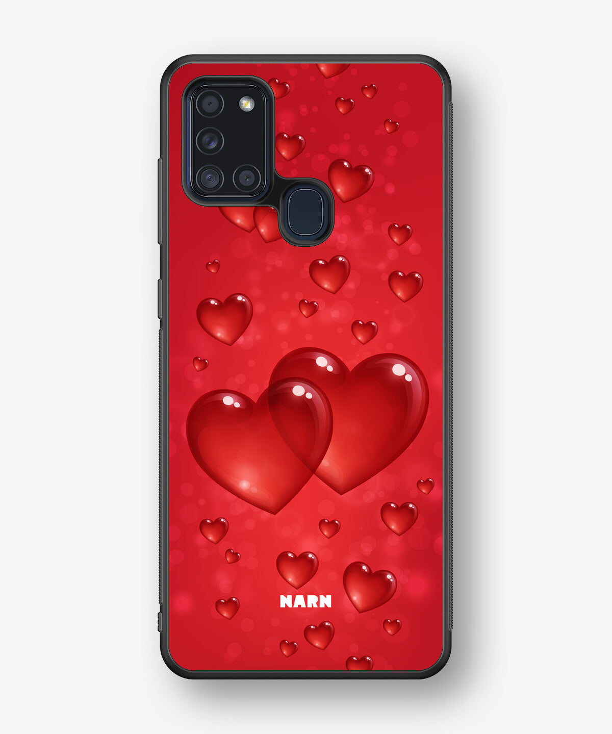 Samsung Galaxy A21s Hard Case – Red Romance - View 1