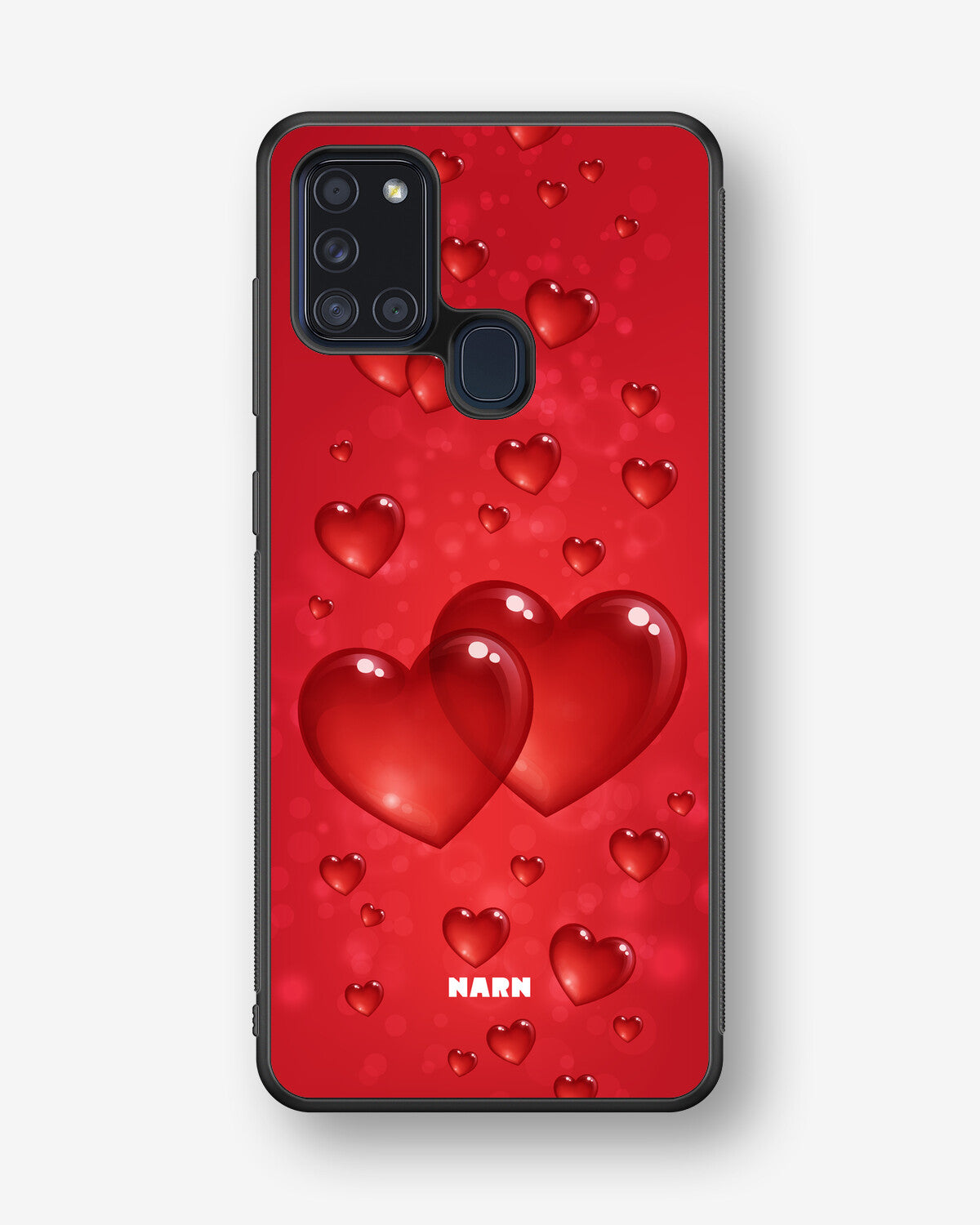 Samsung Galaxy A21s Hard Case – Red Romance - View 1