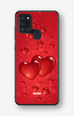 Samsung Galaxy A21s Hard Case – Red Romance - View 1