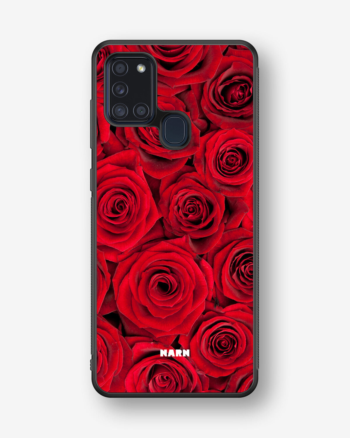 Samsung Galaxy A21s Hard Case – Red Roses - View 1