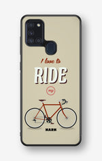 Samsung Galaxy A21s Hard Case – Ride My Bicycle - View 1