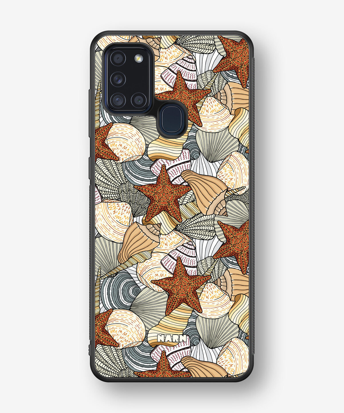 Samsung Galaxy A21s Hard Case – Sea Shells - View 1