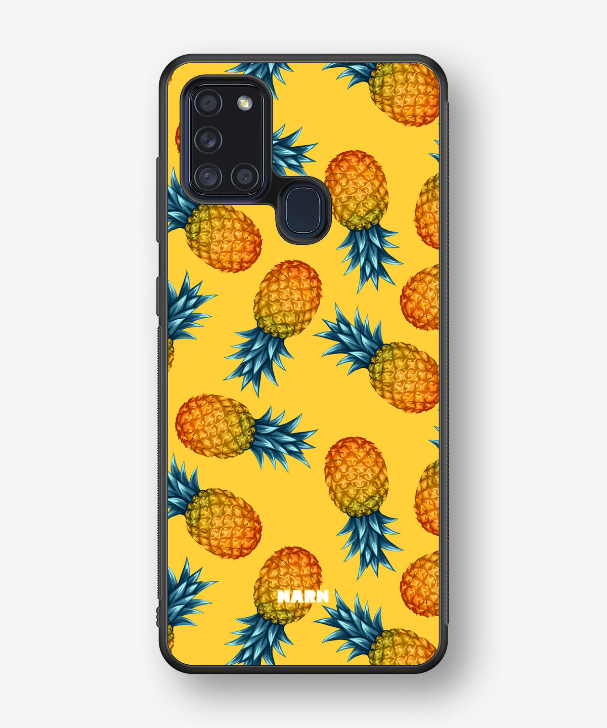 Samsung Galaxy A21s Hard Case – Sunny Pineapple - View 1