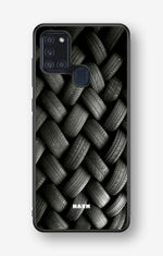 Samsung Galaxy A21s Hard Case – Tires Wall - View 1