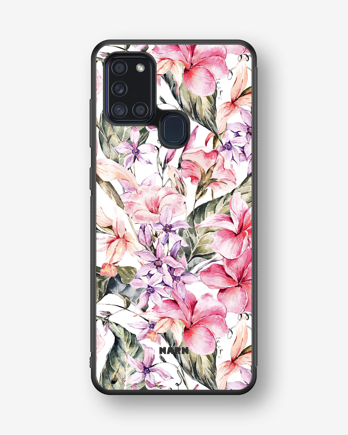 Samsung Galaxy A21s Hard Case – Watercolor Flowers - View 1