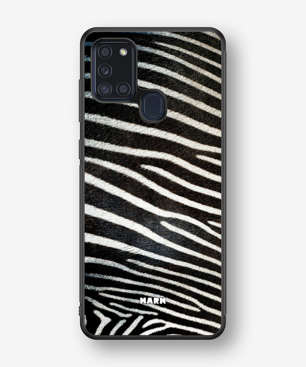 Samsung Galaxy A21s Hard Case – Zebra Stripe - View 1