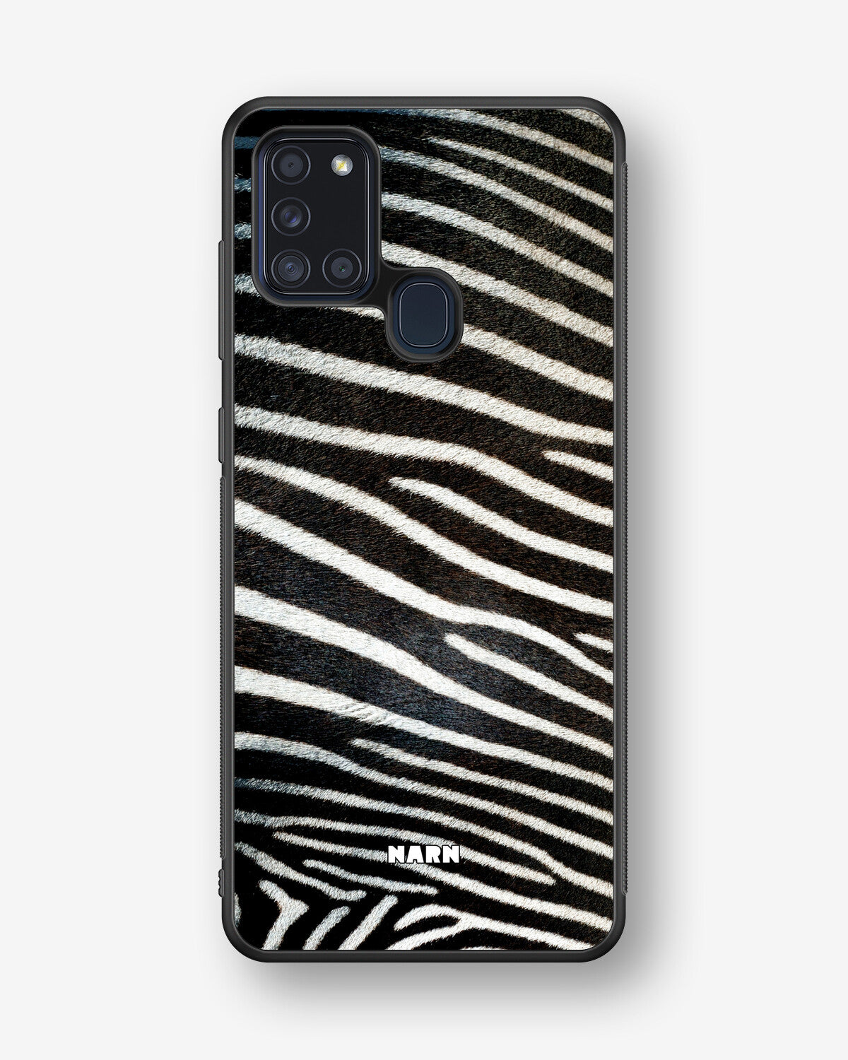 Samsung Galaxy A21s Hard Case – Zebra Stripe - View 1