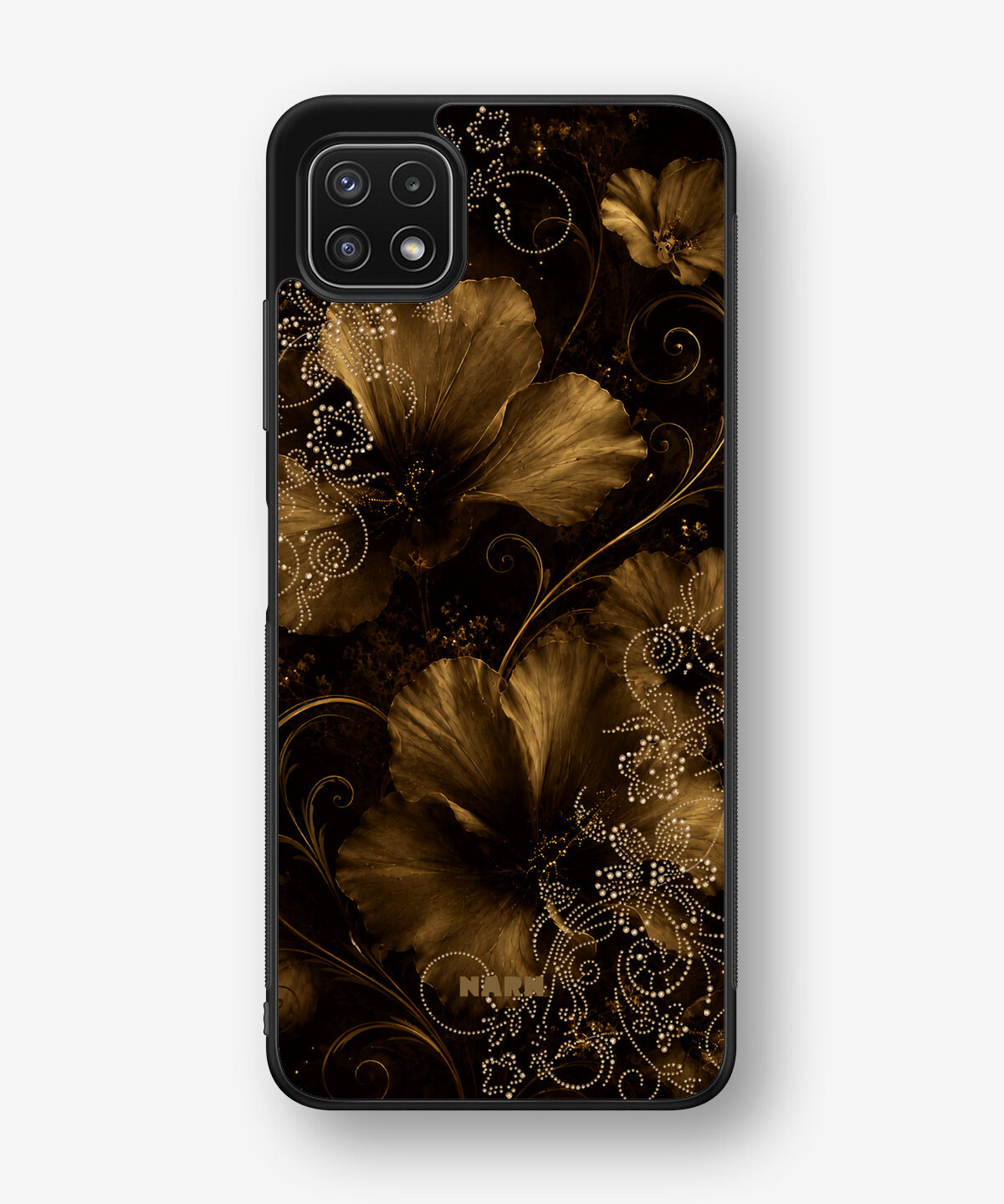 Samsung Galaxy A22 4G Hard Case – Bloom Noir - View 1