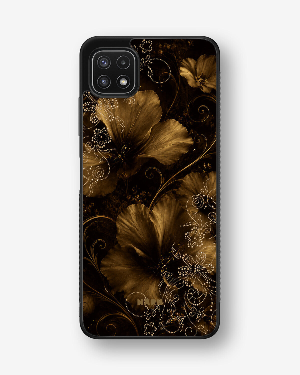 Samsung Galaxy A22 4G Hard Case – Bloom Noir - View 1