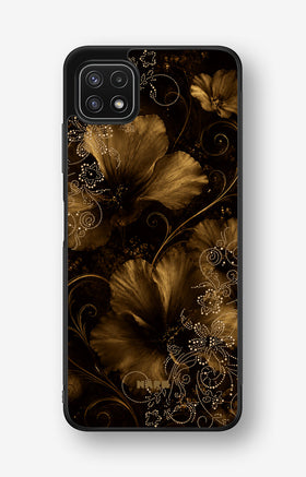 Samsung Galaxy A22 4G Hard Case – Bloom Noir - View 1