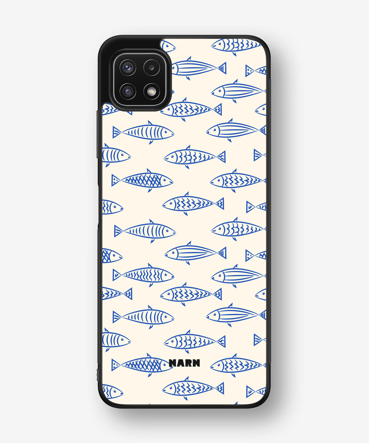 Samsung Galaxy A22 4G Hard Case – Blue Catch - View 1