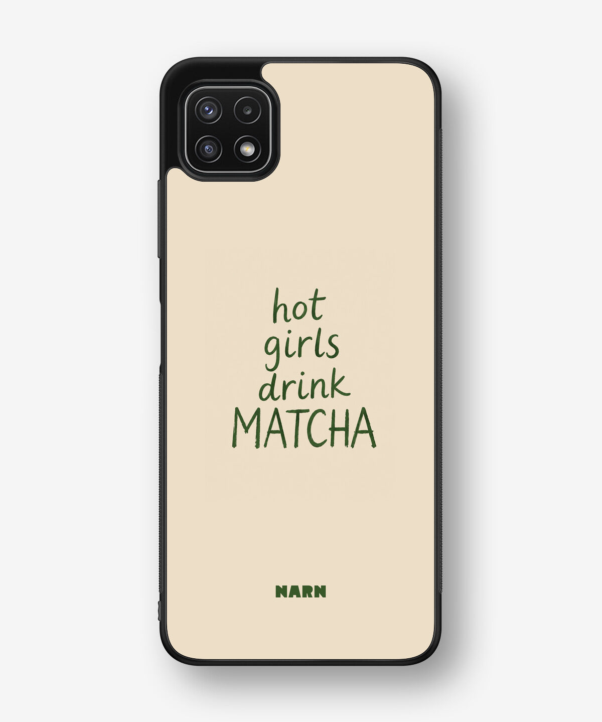 Samsung Galaxy A22 4G Hard Case – Drink Matcha - View 1