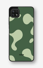 Samsung Galaxy A22 4G Hard Case – Green Blend - View 1
