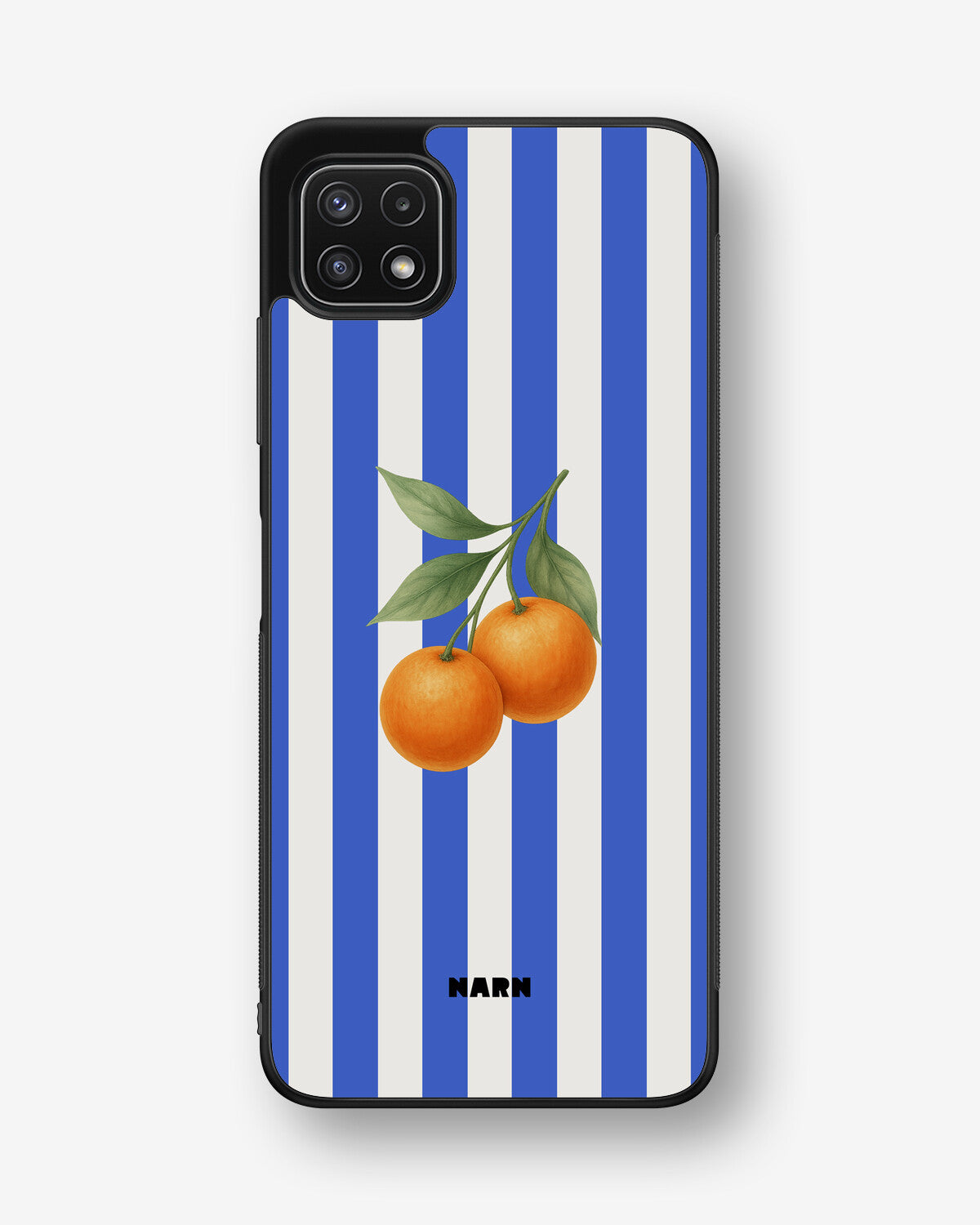 Samsung Galaxy A22 4G Hard Case – Orange Stripes - View 1