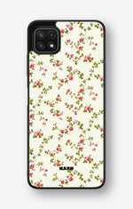 Samsung Galaxy A22 4G Hard Case – Vintage Rose - View 1