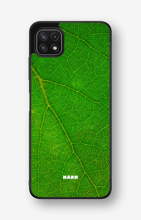 Samsung Galaxy A22 4G Hard Case – Green Leafy - View 1