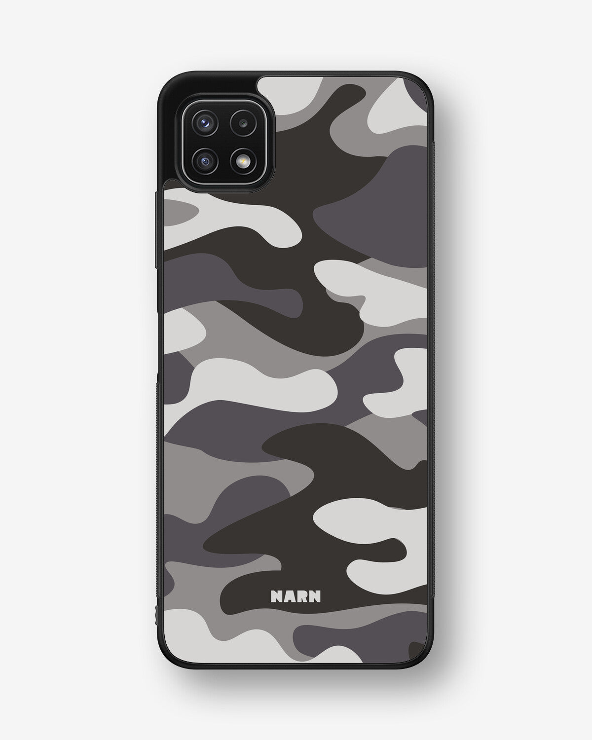 Samsung Galaxy A22 4G Hard Case – Grey Camo - View 1