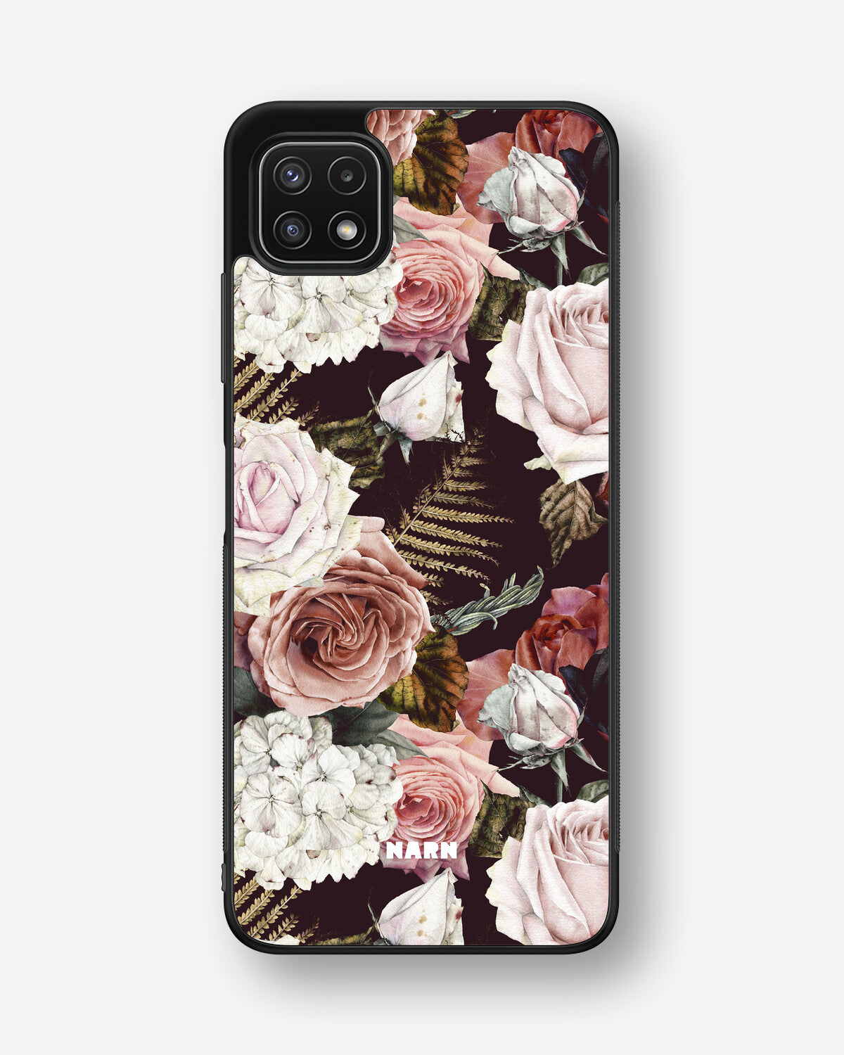 Samsung Galaxy A22 4G Hard Case – Midnight Roses - View 1